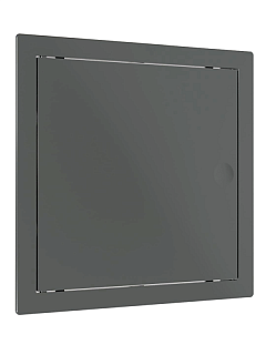Сантехнические люки L1515N GRAY с магн. замком 150х150 (172х172) с фланцем (34)