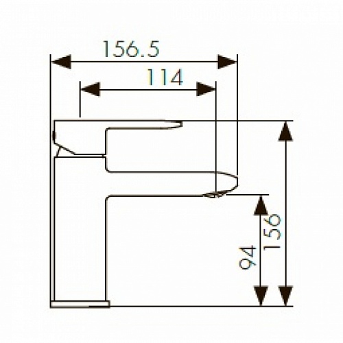 Смес д/раковины Kaiser Estilo ф35 (62011)