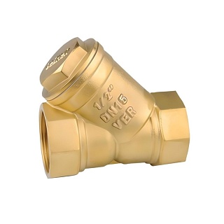 Фильтр косой латунный  1 1/4"  г/г  Vieir  GL176  (40)