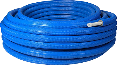 Труба 26х3.0 в синей изол.(бухта 25 м) K-FLEX SOLID ISOLINE B 6 PERT II/Al/PERT II  В НАРЕЗКУ