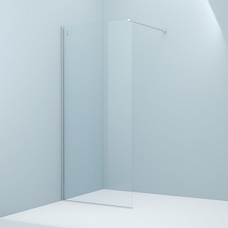 Душевая перегородка Walk In, хром 90x195, Slide, IDDIS,