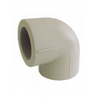 Колено 40*90 серый (10/60) ПРО АКВА (PA13014PG)