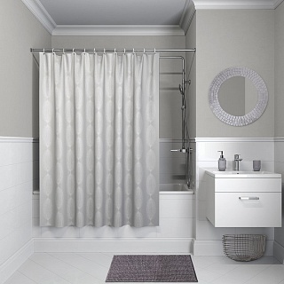 Штора для ванной комнаты, IDDIS, 200*180 см, полиэстер, Decor ,D02P218i11 (9793)