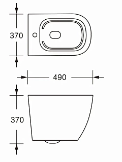 Унитаз подвесной Cerutti  SPA "SELLA Tornado" безободковый сид.дюропл. м/лифт CT9529 АКЦИЯ!!