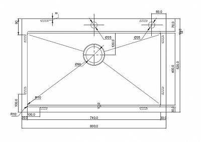 Мойка кухонная Seaman Eco Marino SMB-8052K