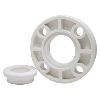 Фланец с фальцевым буртом ПП 90 серый (1/26) ПРО АКВА (по стали 80мм) (PA55022G)