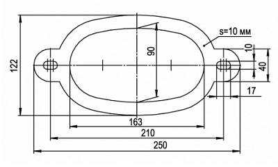 Прокладка для унитаза под болты Воротынск ИНКОЭР П-20/ВФпс (15828)