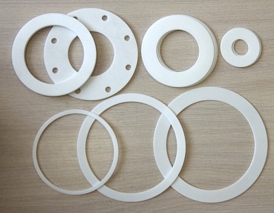 Фторопластовая прокладка для разделителей сред (фланцевых и штуцерных) NEW