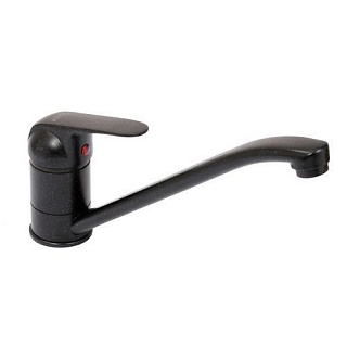 Смеситель д/кухни ECHO картридж d40 черный 4001/G ARGO 25813 