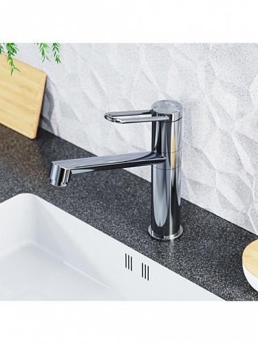 Смеситель д/кухни "Kanda" (KAN-1012) поворотный излив TOKITO