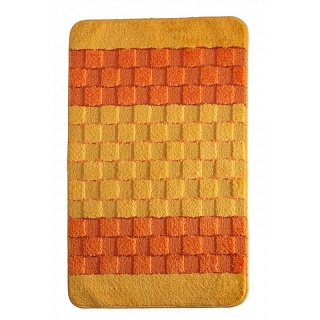 Коврик для ванной MOSS 50х80см хлопок, ворс 20мм, кофе с молоком (00410)