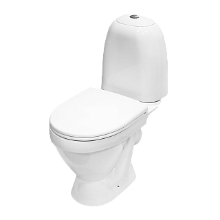 Унитаз-компакт "Виктория" (эконом/стандарт) белый (Самара) 