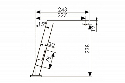Смес д/кухни Kaiser Vico 2-х ручковый (30144) АКЦИЯ