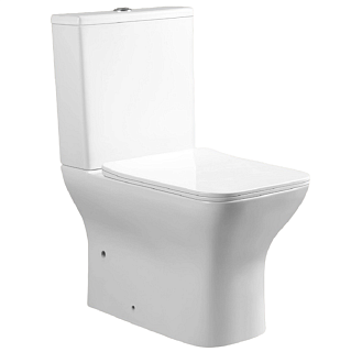 Унитаз-компакт Cerutti SPA "ELLEROS" безободковый сид.дюропл. м/лифт CT10093  АКЦИЯ!!