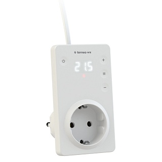 Терморегулятор Terneo SRZ, в розетку, воздух 0-30°C, AC230V, 16A, DS Electronics