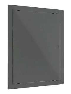 Сантехнические люки L1520N GRAY с магн. замком 150х200 (172х222) с фланцем (36)