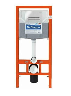 Система инсталляции д/унитаза BELBAGNO BB001-120 с кнопкой BB005-PR-CHROME