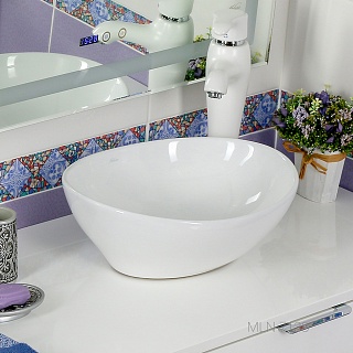 Умывальник фигурный 7138 MELANA