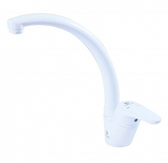 Смес д/кухни Kaiser County ф40 бок.(белый) (55244-4)