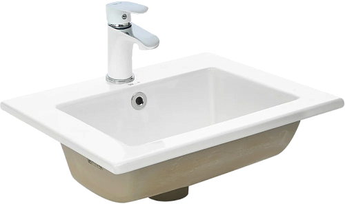Умывальник WW DEILBACH 6037 врезной 420х420х170
