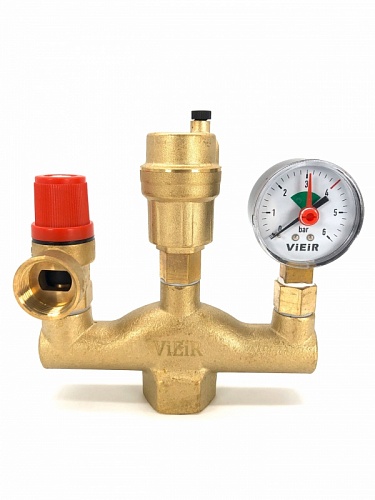Группа безопасности для котла латунь 3bar (AQ1063) (20)