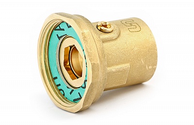 Соединение с накидной гайкой ВВ 1 1/2х1" со встроенным шар.краном (627G6400) Uni-Fitt