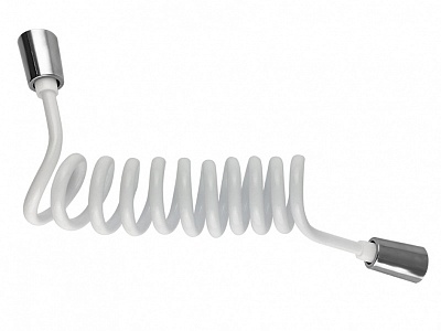 Шланг для биде пружинный 1/2 25-150см серый (3782)