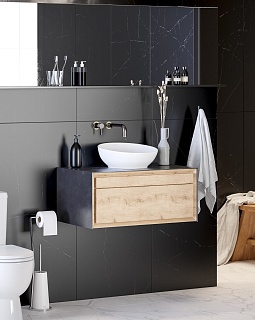 Умывальник накладной "ART Cut" бел. (Самара) 