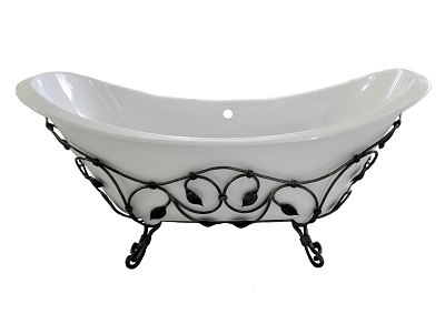 Ванна литьевой мрамор Эстет Скарлет,180