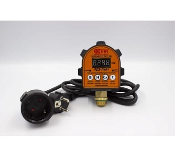 Реле давления воды электронное РДЭ-Лайт-10-2,2 (Extra Акваконтроль) (2,2кВт, G1/2, 5%)