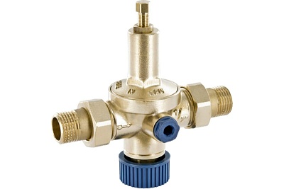 Клапан автомат. подпиточный 1/2"  НР/НР с выходом под манометр 0524.115 (SVS-0050-524115) STOUT