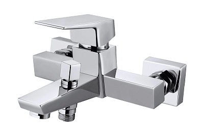 Смеситель д/ванны GRANO хром d35  короткий излив  3505 ARGO 43303/35753 ВЫГОДА!!