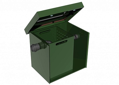 Пескоуловитель под мойку Alta S-IN 0.5-40 (0,14 л/сек)(Д554xШ394xВ386мм) 