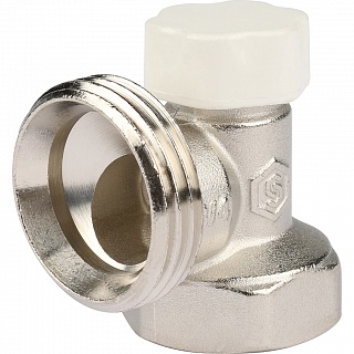 Клапан запорно-балансировочный, угловой 3/4" (SVL 1156 000020) STOUT АКЦИЯ !!!