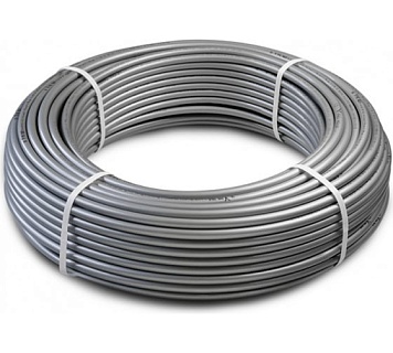 Труба PEX-a 25x3,5мм ПРО АКВА SDR 7.4 с EVOH серебристая (50м) бухта для тёплого пола (PXA.04.10.050.S)