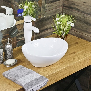 Умывальник фигурный 7138 MELANA