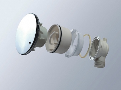 Поддон акриловый 0,8х0,8х0,15 Cezares TRAY-A-R-80-550-15-W