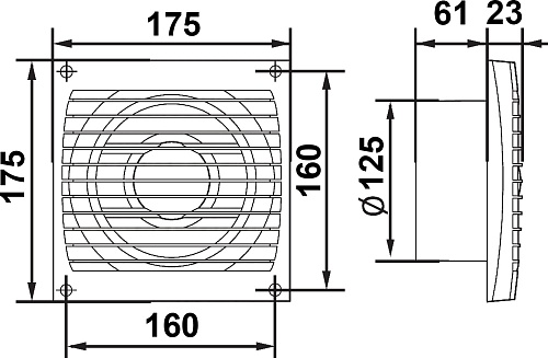 Вентилятор OPTIMA 5 D125 (18)