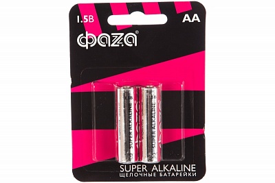 Элемент питания алкалиновый AAA/LR03 1.5В Super Alkaline BL-2 (уп.2шт) ФАZА 2858474 502329
