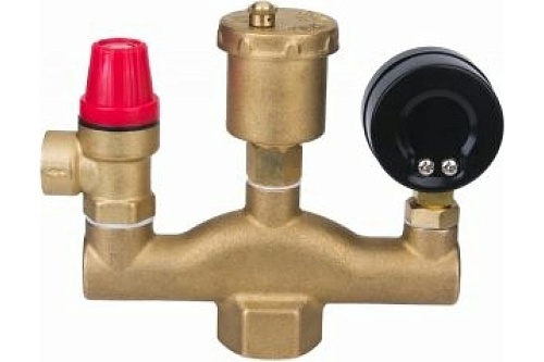 Группа безопасности для котла 1" латунь 3bar  AQUALINK02746