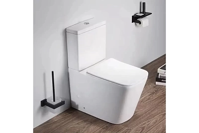 Унитаз-компакт Cerutti SPA "MAIELLA" безободковый сид.дюропл. м/лифт CT10314 АКЦИЯ!!