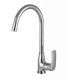 Смеситель д/кухни "PLUS SHAPE" (1705С) 25 мм. высок. поворот. излив LEMARK снят с производства!! ВЫГОДА!!