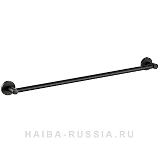 Держатель полотенца черный HB8701 HAIBA 