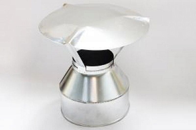 Оголовок-зонт "Sferra" нерж.0,5мм/оцинк. ф200х300