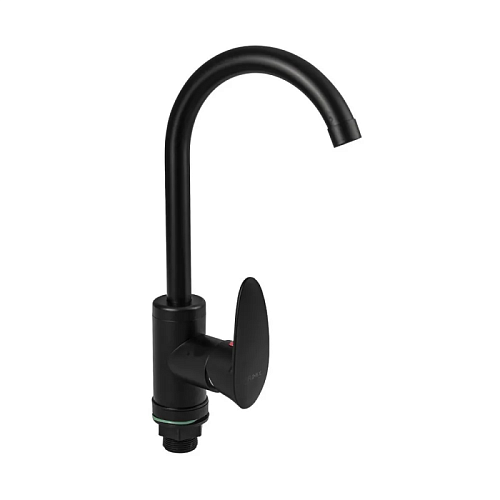 BRIMIX - Смеситель кухонный , шаровый АБС пластик ЧЕРНЫЙ (код: 5922)