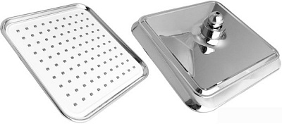 Верхний душ GFmark белая/хром квадрат 200мм (6043)