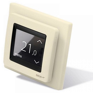 Терморегулятор DEVIreg Touch бежевый,сенсорный 140F1078