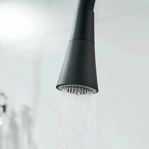 Смеситель д/кухни SHEVANIK гибкий излив черный S543H-3