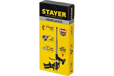 Пистолет д/монт.пены STAYER Hercules тефлоновый (06861_z03) 
