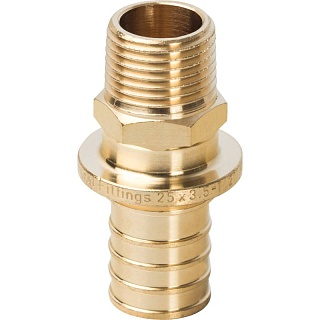 Переходник с нар. резьбой 25х1/2" (10/070) (SFA-0001-002512) STOUT